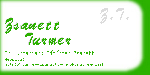 zsanett turmer business card